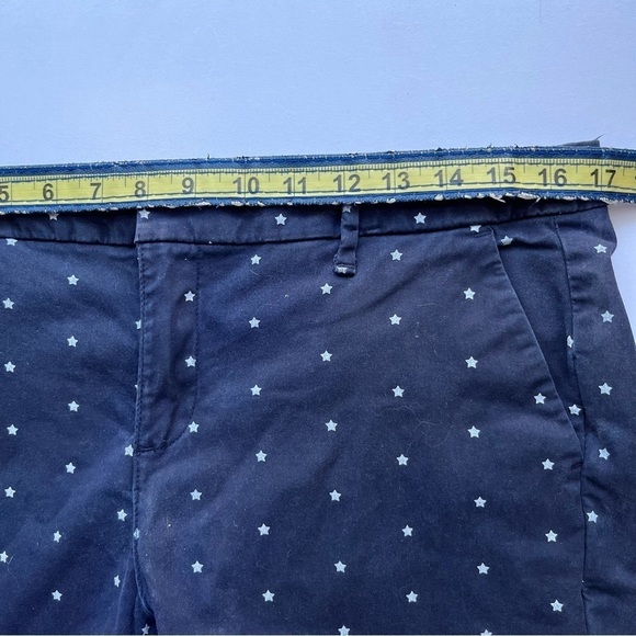 Tommy Hilfiger Pants Hampton Navy Blue Stars Print Stretch Slim Chino Medium 8 - Picture 9 of 15